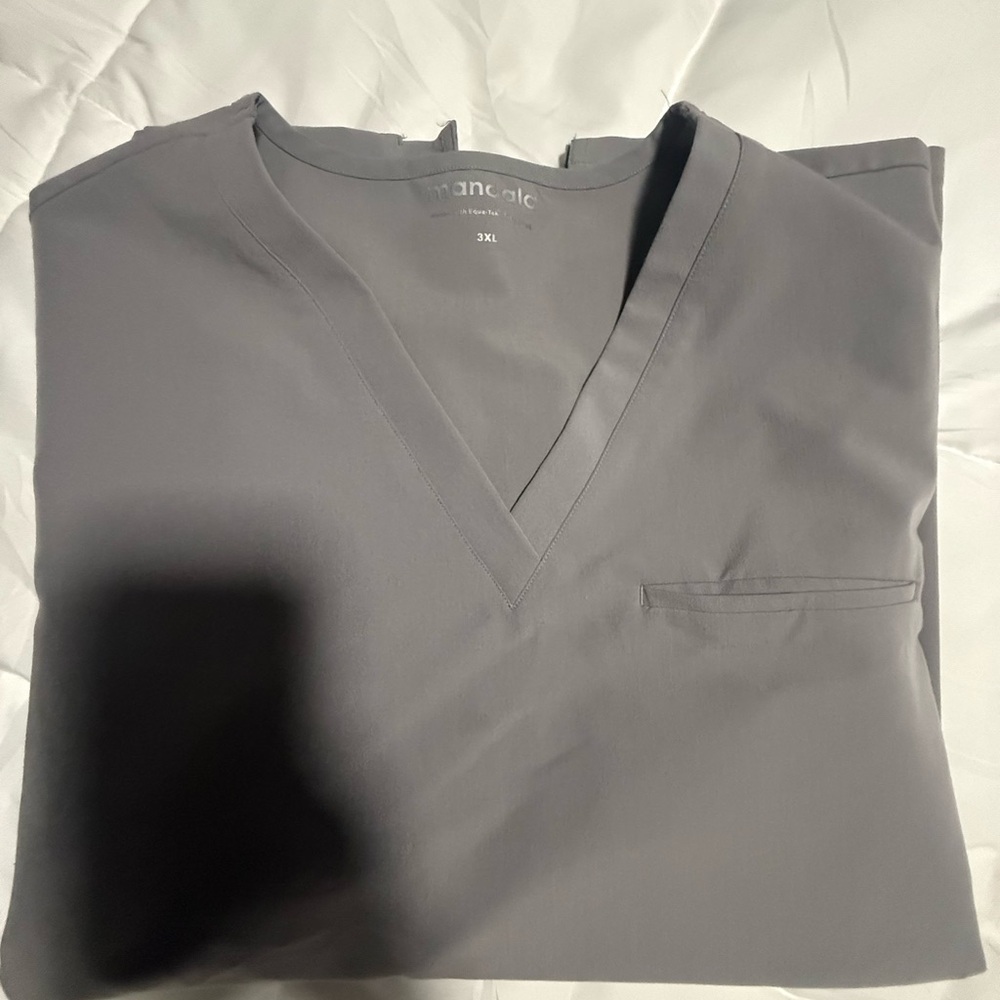 Gray mandala scrubs